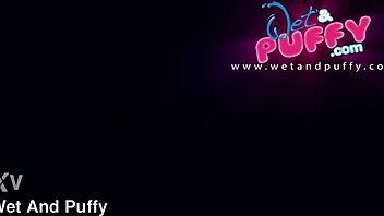 Wetandpuffy filling that pussy with fingering and orgasm