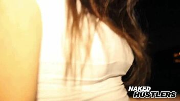 Petite Latina Allison Bakns SUCKING DICK in Public Park!