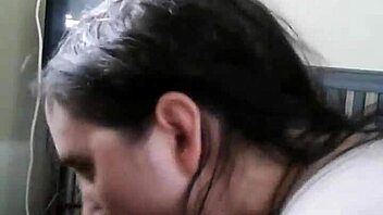 White Girl Performs Deepthroat On Interracial Cock