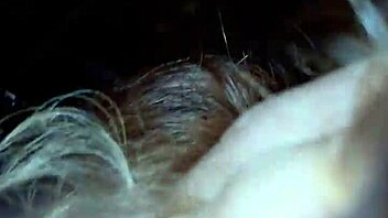 blonde deepthroats dick in the woods?