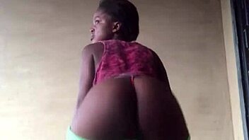 Crazy girl loves to twerk her big ass outdoors.