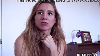 Putalocura fucks young Elisa Sol after chat
