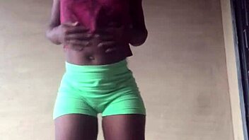 Crazy girl loves to twerk her big ass outdoors.