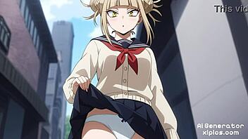 MHA Himiko Toga in anime cartoon collection.