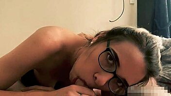 hot secretary gets 3 cumshots from boss pov 😈