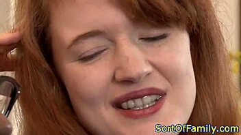 Interracial teen 18+ rides black stepdad in taboo close-up