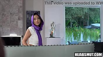 young muslim girl with american boyfriend hides from step dad