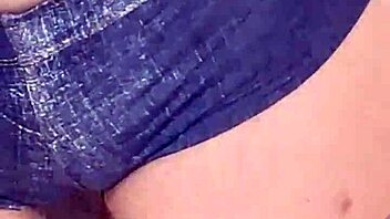 Playing with herself before getting creampie