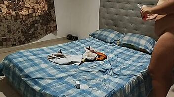 Chubby Mexican Girl Specifically Masturbates In The Bathroom, Licking Her Pussy Until Squirting With Happy Ending