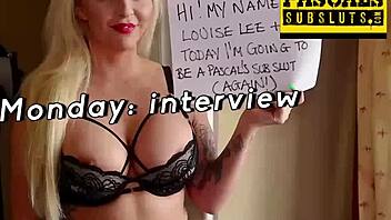 thirsty louise lee gets dominated and pounded by two masters in reality threesome