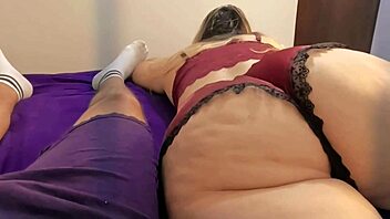 my girlfriend's mom's sexy ass dominates me.