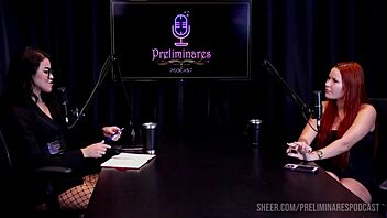 carla santos and bia hot in best moments of podcast, with handjob and orgasm