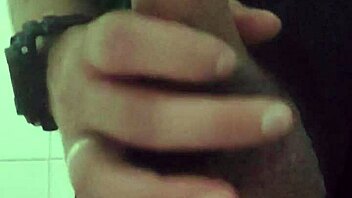 Security Guard Masturbating In The Shopping Mall Bathroom!