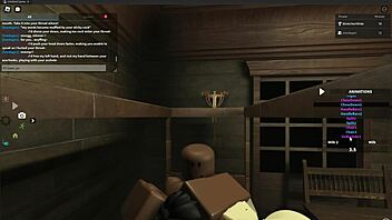 Fucking a Whore in Heat in Roblox Studio