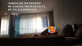 Friend gets in bed while husband is at training, we rent beds for everyone