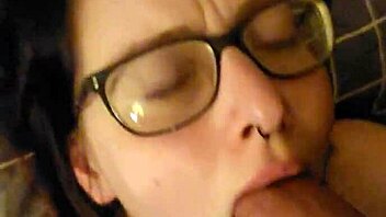 i tied down my cute brunette girlfriend for some intense bedroom domination