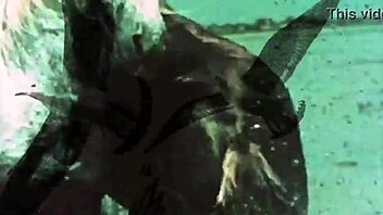 Women Bent Over By Animals