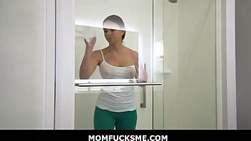 Havana Bleu, petite Latina MILF, thanks stepson with big cock