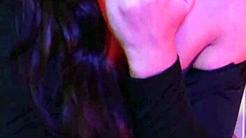 BLOWJOB in neon night with DEEP THROAT - POV shorties