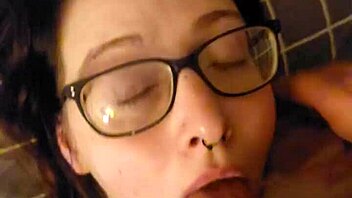 i tied down my cute brunette girlfriend for some intense bedroom domination