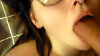 i tied down my cute brunette girlfriend for some intense bedroom domination