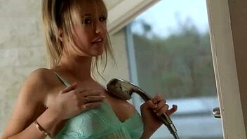 Brett Rossi enjoys her magic shower solo