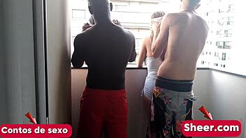 Wild Orgy Unleashed In Sheer Outfits Among Naughty Amateurs.