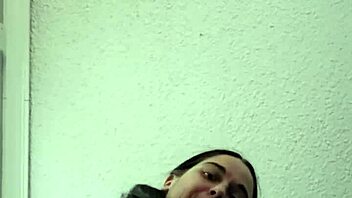 Emy Angel Gently Caresses Her Petite Pussy on Web Chat