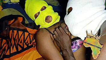 Ghetto Slut Feels Intense Pleasure From Young Black Guy