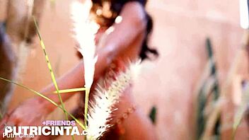 Tiny Slut Putri Cinta Exposes Smooth Tiny Pussy Boldly