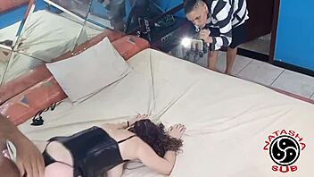 Leo Ogre's big cock caught me and filled my mouth with cum