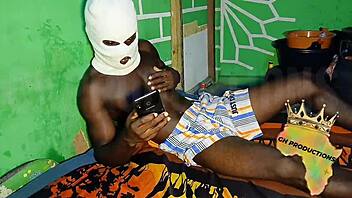 Ghetto Slut Feels Intense Pleasure From Young Black Guy