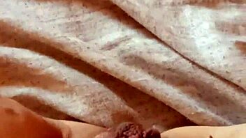 mature woman shows off her intimate area in a casual way