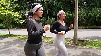 Argentinian Babe Gets Anal Fucked While Friend Watches