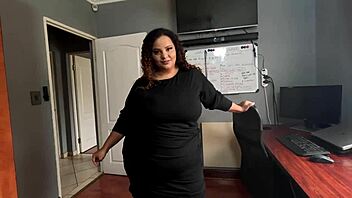 I, the office whore, suck for promotion in pov interracial cfnm.