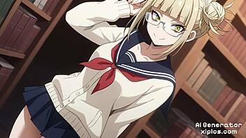 MHA Himiko Toga in anime cartoon collection.