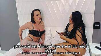 Intense Chat With Panties On This Busty Transsexual With Big Ass. Brazilian Amateur Crossdressing Fun.