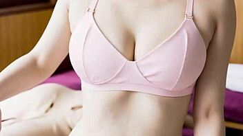 blindfolded asian girls getting intense massages in lingerie