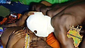 Ghetto Slut Feels Intense Pleasure From Young Black Guy