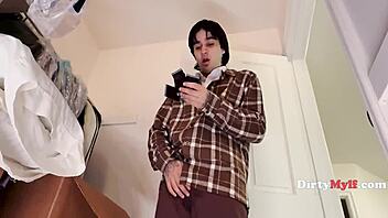 Russian stepmom blackmailed for blowjob by elias cash