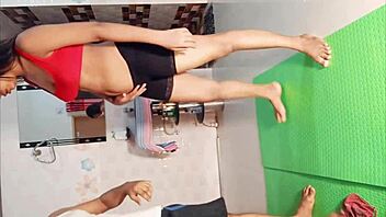 Slut rides cock deep in tight pussy