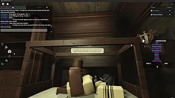 Fucking a Whore in Heat in Roblox Studio