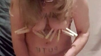 Slave Tries Vibrators In Degrading Self-Session!