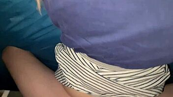 quickly lift her skirt and fuck her pussy from behind until i fill her