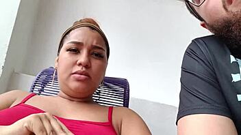this colombian brunette pregnant woman wants me to fuck her best friend