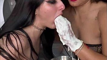 Throat fisting with Kaitlyn Katsaros leaves us covered in puke 😵