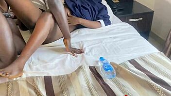 Muslim girl teased by her young 18+ boy toy