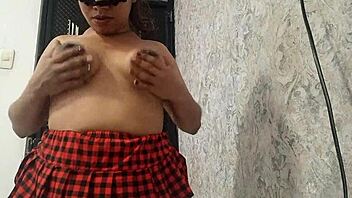 Exotic Dancer Warms Up Her Open Pussy.