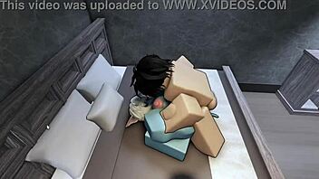 havin rough roblox sex wit hot demon, ridin cowgirl, assfuckin, creampie, cum in mouth