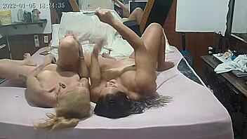 best friends have fun in a girls-only party